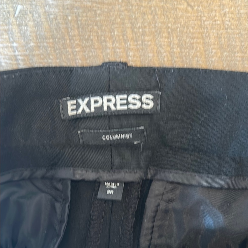 Express Black Patterned Pants - image 4